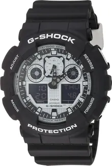 Casio G-Shock GA-100BW-1A White and Black Series Luxury Watch