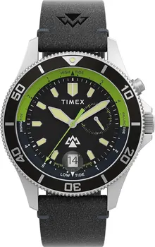 Timex Men's Expedition North Sierra 41mm Watch - Black Strap Black Dial Stainless Steel Case