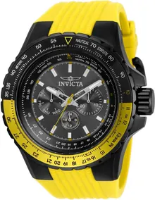 Invicta Men's Aviator 50mm Silicone Quartz Watch - Model 33038
