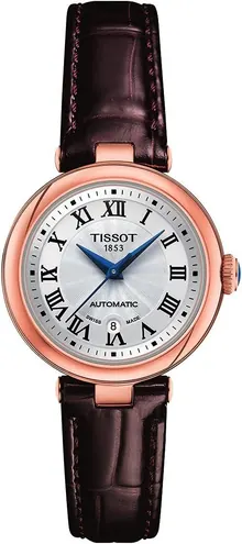 Tissot Women's Bellissima Automatic 316L Stainless Steel Case with Rose Gold PVD Coating Swiss Automatic Watch