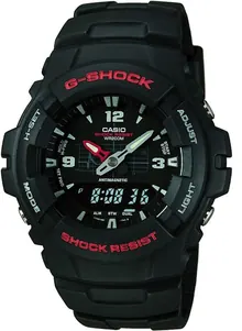 Casio G-Shock Quartz Watch with Resin Strap, Black