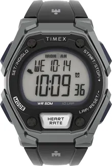 Timex Men's Ironman Triathlon Classic 43mm Watch - Black Strap with Gray Accents