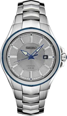SEIKO Men's COUTURA SS Silver Dial Watch - Model SNE565