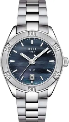 Tissot Women's PR 100 Sport Chic 316L Stainless Steel Quartz Watch