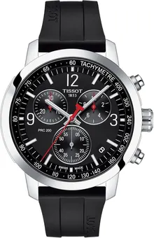 Tissot Men's Watches PRC 200 GTS SS BK RB BK Arab IND CHR