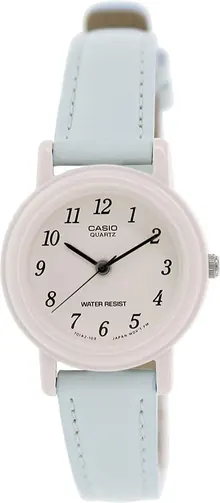Casio Women's Classic LQ139L-2B White Leather Japanese Quartz Fashion Watch