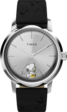 Timex x Peanuts Men's Marlin Automatic Saxophonist 40mm Watch