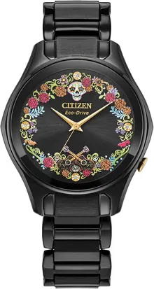 Citizen Women's Eco-Drive Disney Coco Sugar Skull Watch (EM1175-51W)