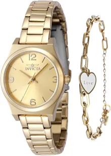 Invicta Angel Lady 30mm Stainless Steel Gold Watch