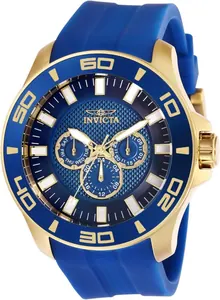 Invicta Mens Pro Diver Quartz Watch, Blue, Model 28002