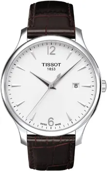 Tissot Men's Tissot Tradition Stainless-Steel Dress Watch Brown T0636101603700