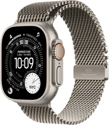Apple Watch Ultra 2 (GPS + Cellular, 49MM) - Black Titanium Case with Black Ocean Band (Renewed)