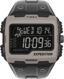 Timex Men's Expedition Grid Shock 50mm Quartz Resin Strap Watch