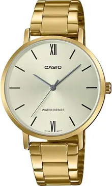 Casio LTP-VT01G-9B Original Analog Women's Watch Gold Stainless Steel
