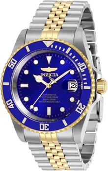 Invicta Men's Pro Diver Automatic Watch with Stainless Steel Strap, Gold, 22