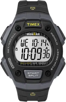 Timex Ironman Classic 30 Lap Full-Size Watch - Black/Yellow