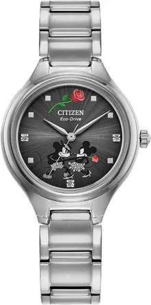 Citizen Women's Eco-Drive Mickey Mouse & Friends - Mickey and Minnie Tango Watch