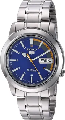 SEIKO SNKK27 Automatic Watch for Men - Blue Dial, Stainless Steel