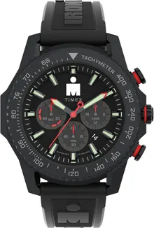 Timex Men's Ironman Triathlon Adrenaline 48mm Watch - Black Strap, Black Dial, Black Case