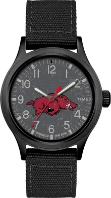 Timex Tribute Men's Collegiate Scout 40mm Quartz Fabric Strap Watch