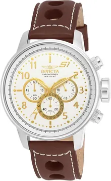 Invicta Men's 16010 S1 Rally Analog Display Japanese Quartz Brown Watch