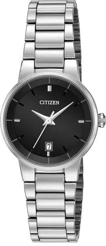Citizen Quartz Women's Watch, Stainless Steel, Classic, Silver-Tone