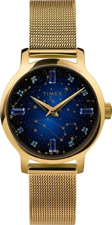 Timex Women's Celestial 31mm Watch - Gold-Tone Bracelet Blue Dial