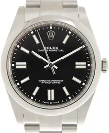 Rolex Oyster Perpetual 41 Automatic Black Dial Men's Watch 124300BKSO