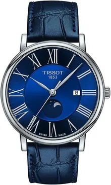 Tissot Men's Carson Premium Gent Moonphase 316L Stainless Steel Swiss Quartz Watch