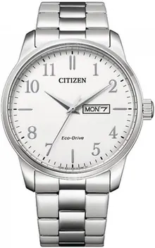 Citizen Men's Analogue Eco-Drive Watch, Silver, One Size, Bracelet