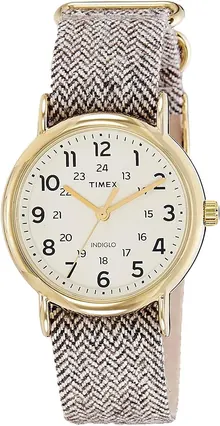 Timex Women's Analogue Quartz Watch with Textile Strap TW2P71900