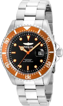 Invicta Men's 22022 Pro Diver Analog Display Quartz Silver Watch