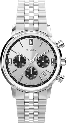 Timex Men's Marlin 40mm Watch - A Timeless Stainless Steel Classic