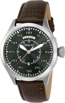 Invicta Men's 22973 Aviator Analog Display Quartz Brown Watch