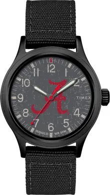 Timex Men's Collegiate Scout 40mm Watch – Alabama Crimson Tide Edition