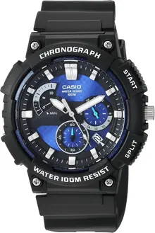Casio MCW200H Series Men's Analog Watch - Black/Blue