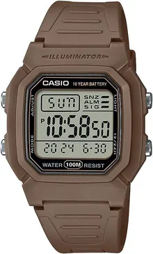 Casio W800HG Series Men’s Digital Watch - Beige