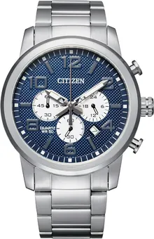 Citizen Quartz Men's Watch, Stainless Steel, Classic, Silver-Tone