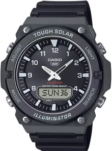 Casio AQ-S820W Series | Black/Black | Tough Solar Ana-Digital Watch