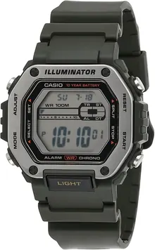 Casio LED Illuminator 10-Year Battery Men's Watch MWD-110H-3AV