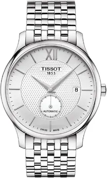 Tissot Men's Tradition Stainless Steel Dress Watch Grey T0634281103800