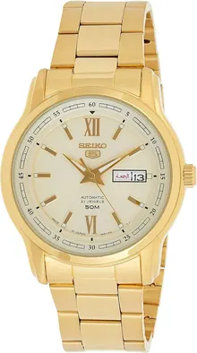SEIKO 5 Automatic Champagne Dial Men's Watch SNKP20J1
