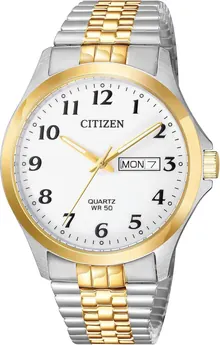 Citizen Quartz Men's Watch, Stainless Steel, Classic, Two-Tone