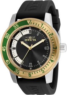Invicta Men's Specialty 45mm Silicone Quartz Watch - Black (Model 35679)