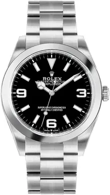 Rolex Explorer Automatic Chronometer Black Dial Men's Watch 124270BKASO