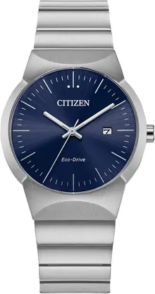 Citizen Eco-Drive Modern Axiom Watch - Gold/Black Dial, 32mm