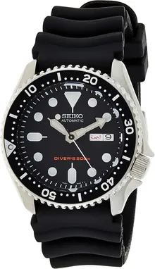SEIKO Men's Automatic Analogue Watch with Rubber Strap SKX007K
