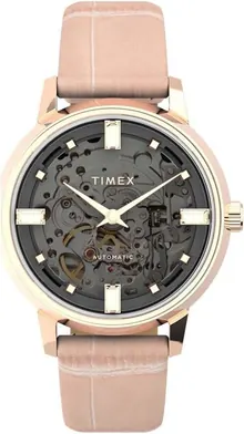 Timex Unveil Automatic 38mm Pink Gold