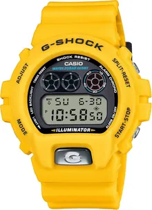 Casio G-Shock 30th Anniversary Yellow Resin Digital Watch DW6900TR-9