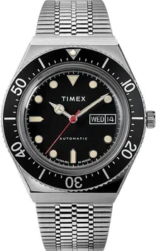 Timex Men's Analogue Watch M79 Automatic with Stainless Steel Strap